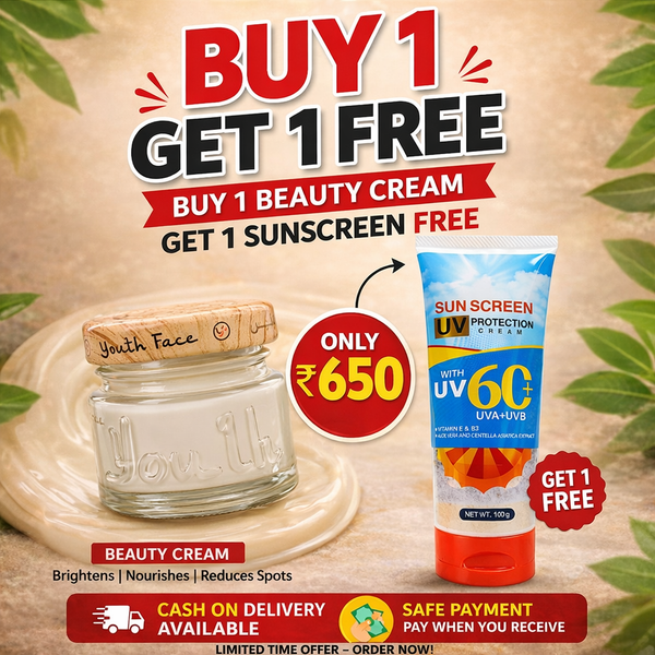 1YOUTHFACE BEAUTY CREAM 1 FREE SUNSCREEN